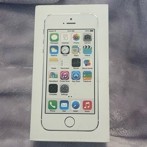 iPhone 5S 16 GB box - No Phone Just Box- has 2 Apple stickers (unused).